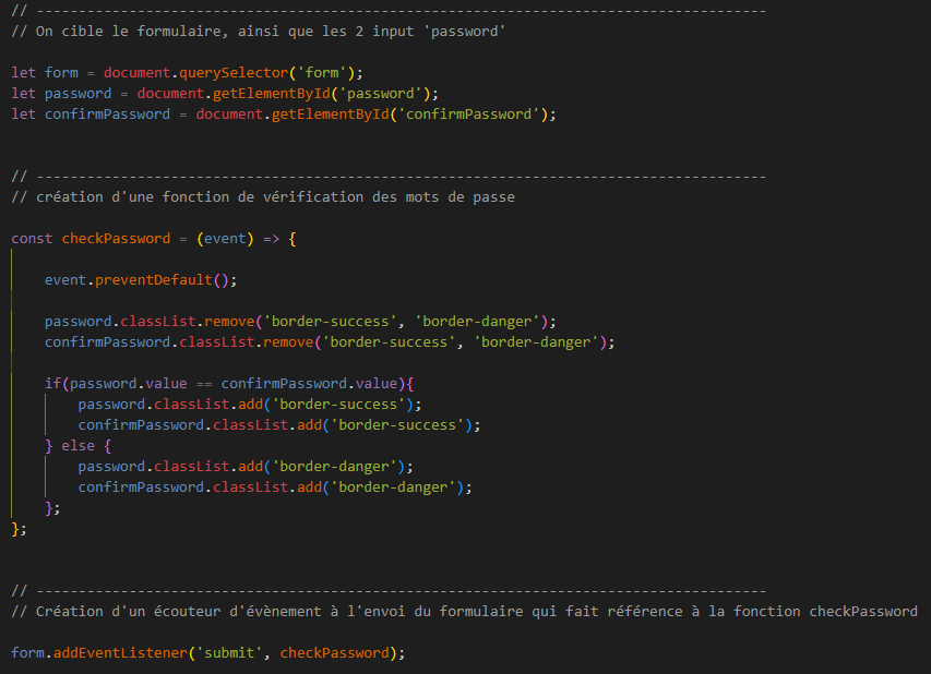Code de l'exercice 1