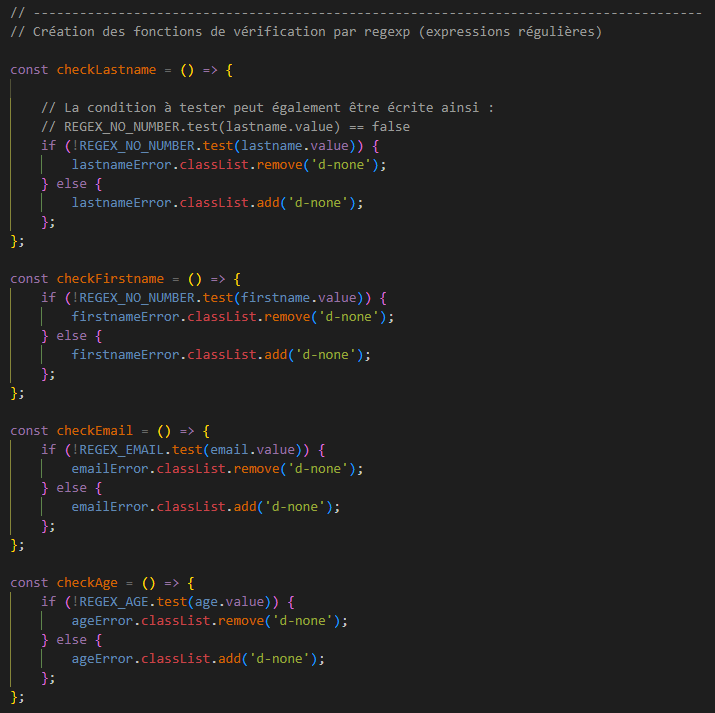 Code de l'exercice 3