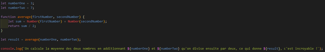 Code de l'exercice 3