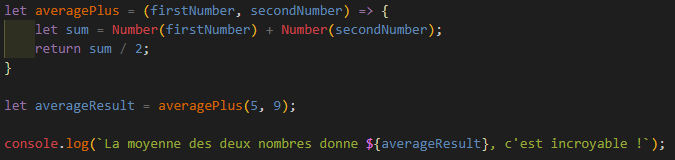 Code de l'exercice 6