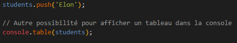 Code de l'exercice 4
